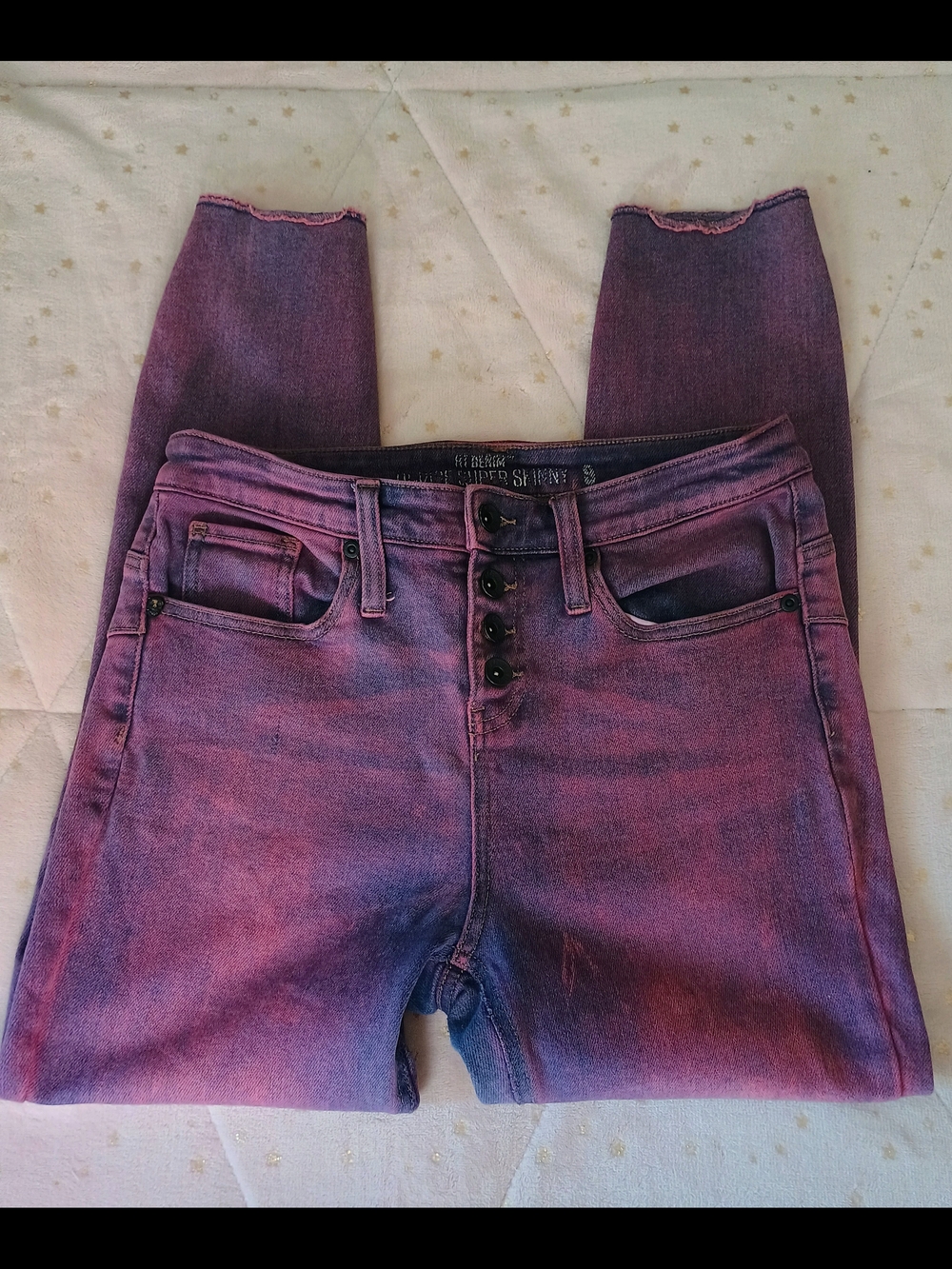 Women's Purple Ombre Jeans